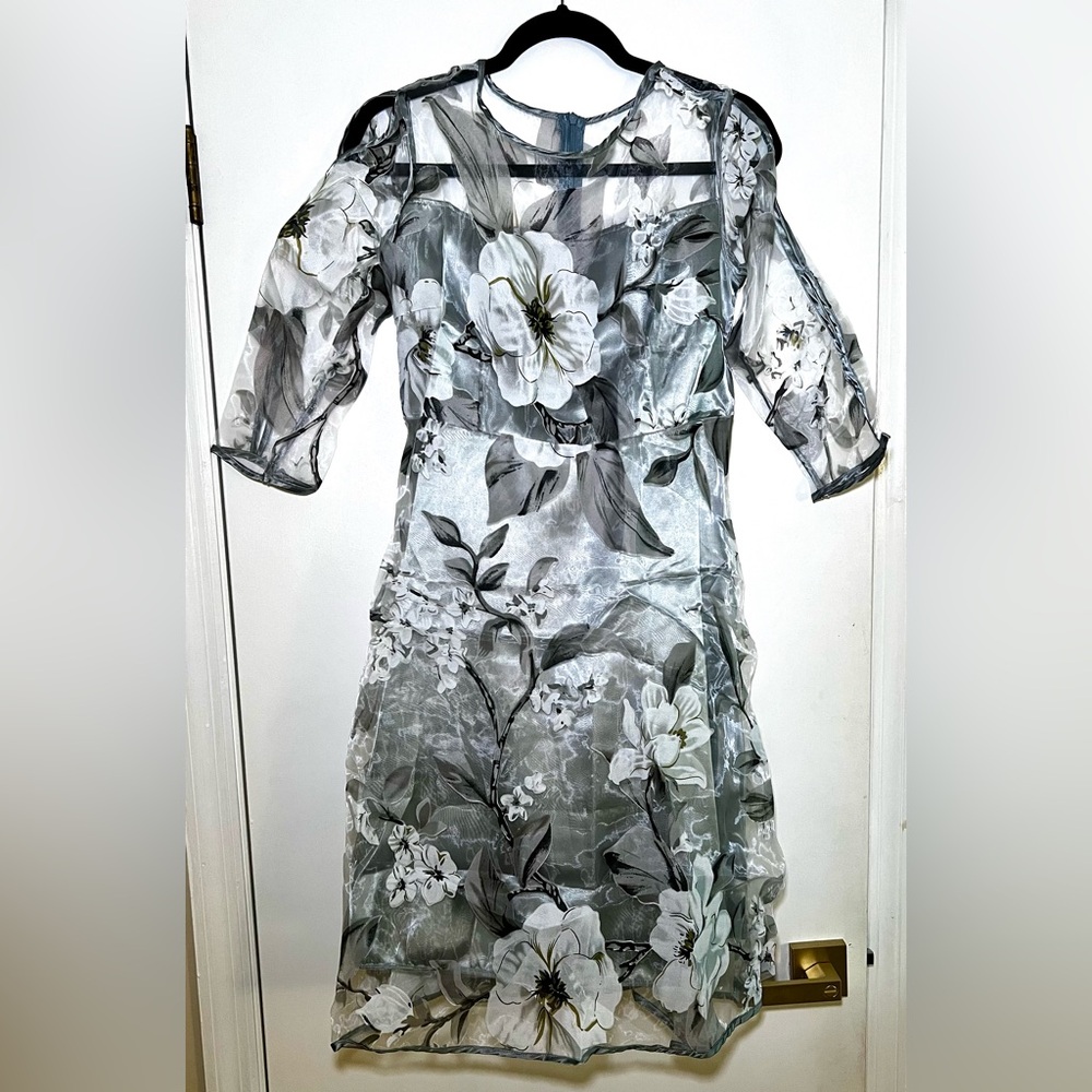 Organza Floral Dress
